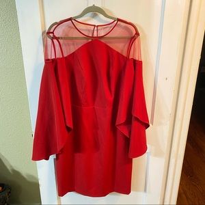 Eloquii Red Off-Shoulder Dress
